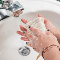 sisal hemp bar soap saver bag