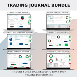 Ultimate Trading Journals In Google Sheets & Excel For Futures, Stocks, Stocks & Crypto, Forex, Crypto, Options