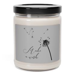 Scented Soy Candle White Sage & Lavender, Make A Wish