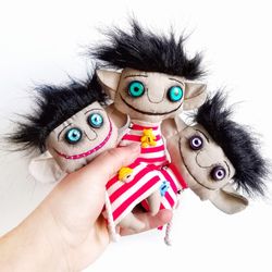 Unique Handmade Art Dolls: Creepy Voodoo, Bizarre and Funny. Shop Our Collection of One-of-a-Kind Textile Whimsical Doll