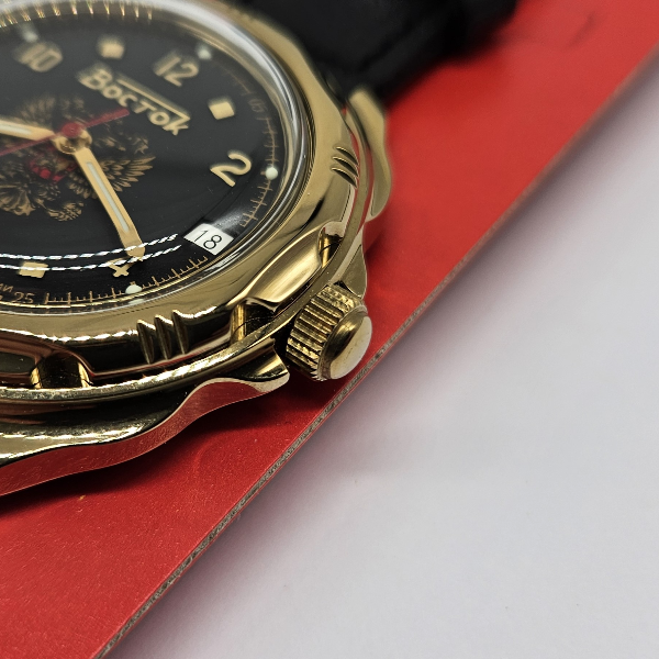 Vostok-Komandirskie-Gold-mechanical-watch-Double-Headed-Eagle-219770-5