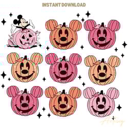 mickey mouse pumpkin head png digital download files