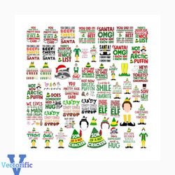 Buddy the Elf Svg Bundle, Christmas Svg Bundle, Vector Files, Svg for Cricut, Digital Download