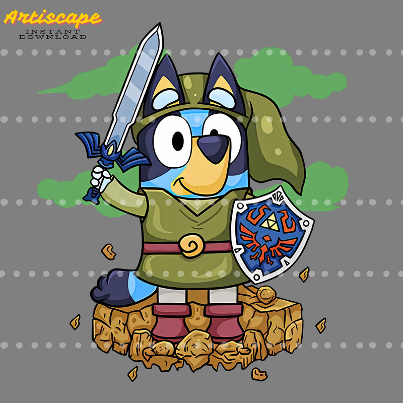 Funny-Bluey-Legend-of-Zelda-PNG-Digital-Download-Files-1803241010.png