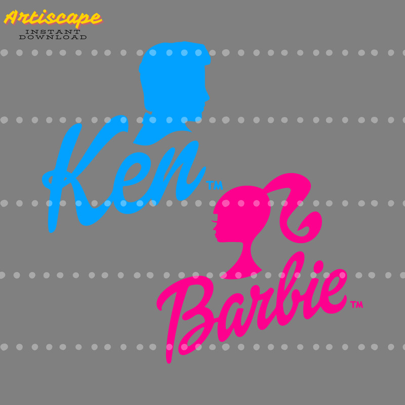 Barbi-and-Ken-Font-and-Head-Layered-Bundle-SVG,-PNG,-2219860.png