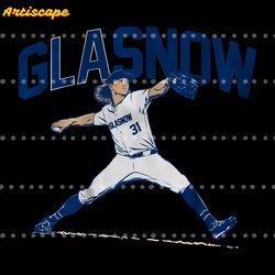 tyler glasnow la dodgers baseball player svg digital download