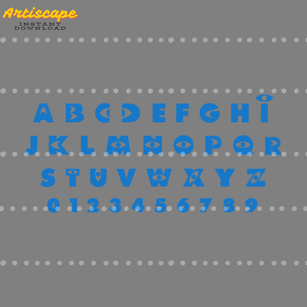 Monsters-font-svg-Digital-Download-Files-2223785.png
