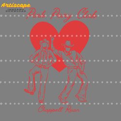 chappell roan pink pony club olivia rodrigo tour svg