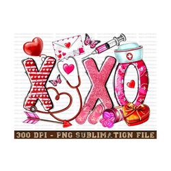 xoxo nurse valentine png, xoxo design, heart, day png, nurse png,valentine nurse,happy valentine&39s day,xoxo,sublimatio