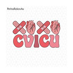 cvicu nurse valentine png, xoxo nurse valentine png, cvicu nurse cardiology png, cvicu nurse valentine, retro valentine