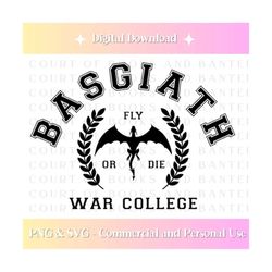 fourth wing inspired svg | basgiath war college png | dragon riders quadrant | rebecca yarros | cricut file | fantasy