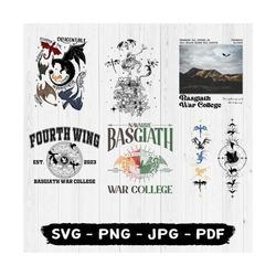 basgiath war college bundle png, fourth wing png, dragon rider png, rebecca yoros, fourth wing png, violet sorrengail, b
