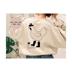 cowboy chicken svg, rooster svg, crazy chicken lady, crazy chicken lady shirt, farmer girl svg, farm animal svg, cute chicken svg, cricut