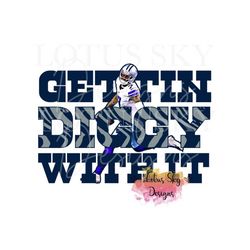 gettin diggy with it | ready to press | sublimation heat press design | transfer | cowboys