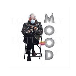 bernie mittens cartoon mood | ready to press | sublimation heat press design | transfer