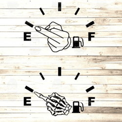 gas gauge svg middle finger