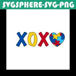 xoxo svg, autism svg, autism awareness svg, awareness svg, autism puzzle svg, puzzle svg, autism shirt, xoxo, xoxo puzzl