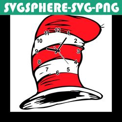 dr seuss clock svg, trending svg, dr seuss svg, dr seuss 2021 svg, thing svg, cat in hat svg, catinthehat svg, thelorax