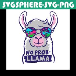 llama color no prob llama svg, trending svg, colorful llama svg, llama svg, no prob llama svg, cute llama svg, llama wea