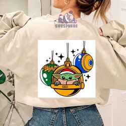 baby yoda in christmas ball svg, christmas svg, xmas svg, merry christmas, christmas yoda, yoda svg, baby yoda svg, yoda