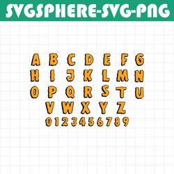 flintstones font svg,flintstones svg,flintstones png,flintstones layered font cricut,fli