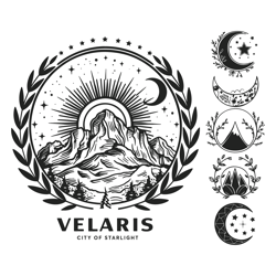 book lover velaris city of starlight acotar svg