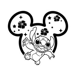 stitch disneyland ears svg digital download files