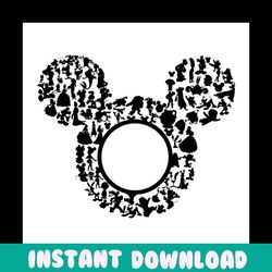disney mickey mouse svg, disney svg, mickey svg, mickey head svg, mickey clipart, mickey vector, mickey lovers, minnie s