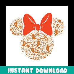 minnie ghost head svg, disney svg, halloween svg, minnie svg, minnie head svg, minnie ghost svg, disney ghost svg, hallo