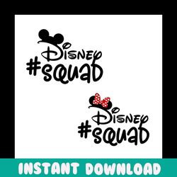 disney mickey minnie squad svg, disney svg, mickey svg, disney squad svg, mickey ears svg, minnie ears svg, disney trip