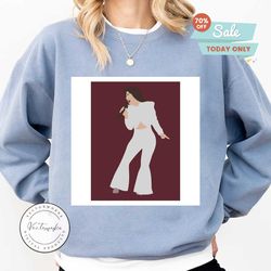 selena quintanilla in white outfits svg, trending svg, selena svg, selena singer svg, selena art, singer svg, female sin