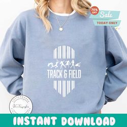 track and field design! girls, eps, jpeg, png, pdf and svg tshirt graphics, track logo, track clipart, vector art