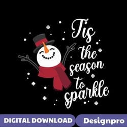 funny tis the season to sparkle svg digital cricut file