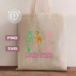 neon cowgirl png disco cowgirl western design cowboy png neon moon lone star summer country concert sublimation print on demand dtg design