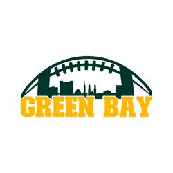 Green Bay Football Skyline Svg Digital Download