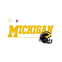 Michigan Wolverines 2024 Rose Bowl Game Svg