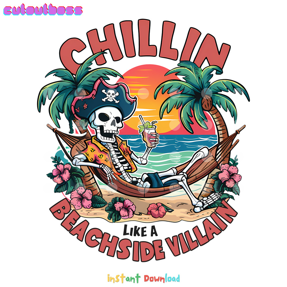 Chillin-Like-A-Beachside-Villain-Skeleton-Summer-PNG-3105241061.png