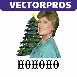the golden girl christmas hohohho xmas tree png, golden girls, shady pines, golden girls svg, sublimation,dorothy sophia