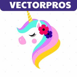 unicorn svg, unicorn head svg, unicorn clip art, unicorn face svg, cute unicorn svg, cricut, silhouette cut file
