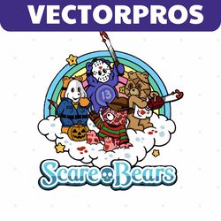 scare bear svg file, halloween file, care bear friend file, kids file svg png, care near merch, care bear print, care be