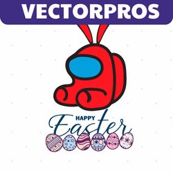 bunny among us happy easter svg, trending svg, easter day svg, happy easter svg, easter svg, easter 2021 svg, bunny svg,