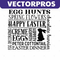 egg hunts happy easter svg, easter svg, easter bunny svg, egg hunts svg, creme eggs svg, chocolate bunny svg, bunny svg,