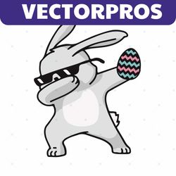 dabbing easter rabbit svg, easter svg, dabbing bunny svg, easter rabbit svg, easter bunny svg, cool easter rabbit, rabbi