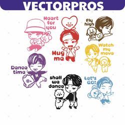 bts svg, trending svg, bangtan sonyeondan svg, bts mini svg, bts fans svg, bts love svg, bts lovers svg, bts army svg, v