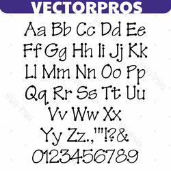 notebook dots font svg ttf, dots font, school font, poster font, digital download, 1 svg, 1 dxf, 1 png 1 ttf file