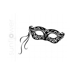 mask svg | mask clipart download | masquerade mask silhouette cut file | vector mardi gras mask svg jpg eps png sc759