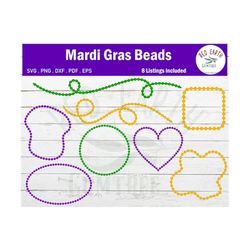 mardi gras beads bundle,mardi gras necklace, beads svg, necklace svg svg, png, eps, dxf,pdf cricut, silhouette studio,cu