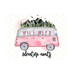 adventure awaits png | camping png | camp life | sublimation design | digital design download | camping shirt png | camper png | camp png