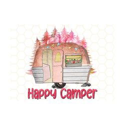 happy camper png | camping png | camp life | sublimation design | digital design download | camping shirt png | camper png | camp png