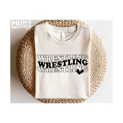 wrestling svg file instant download, love wrestling svg, wrestling heart svg, wrestling shirt svg, svg files for cricut, wrestling cricut